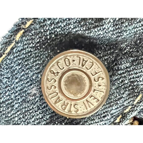 Levis 505 Mens Jeans 40x32 Straight Leg Denim Made In Mexico - Picture 11 of 16